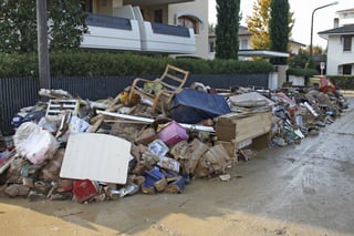 cleaning up home damage