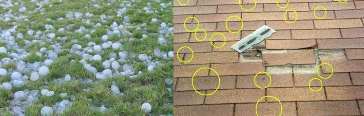 The Effects of Hail Damage to Your Roof